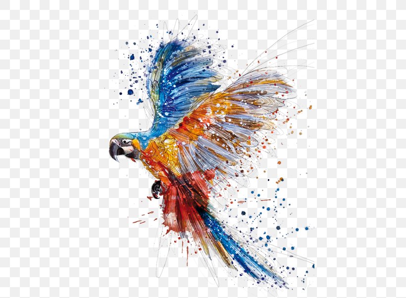 Parrot Bird Watercolor Painting Drawing, PNG, 450x602px, Parrot, Art, Art Museum, Beak, Bird Download Free