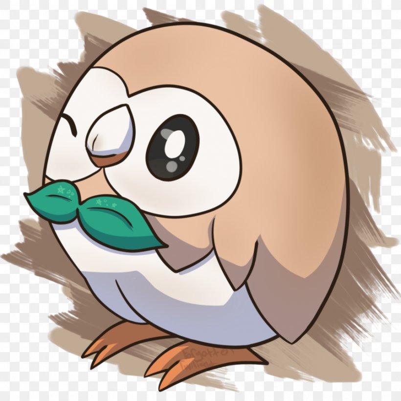 Pokémon Sun And Moon Rowlet Beak The Twilight Saga, PNG, 894x894px, Rowlet, Beak, Bird, Cartoon, Mammal Download Free