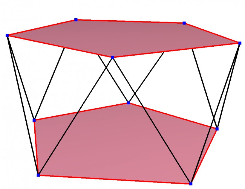 Skew Polygon Decagon Pentagonal Antiprism, PNG, 955x737px, Skew Polygon, Antiprism, Area, Coplanarity, Decagon Download Free