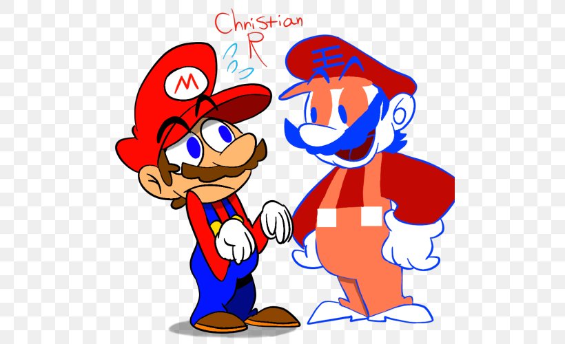 Mario Series Luigi Clip Art, PNG, 500x500px, Mario, Area, Artwork, Cartoon, Character Download Free