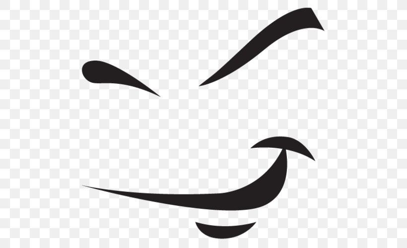 Smirk Mouth Smile Clip Art, PNG, 500x500px, Smirk, Black, Black And White, Cartoon, Drawing Download Free