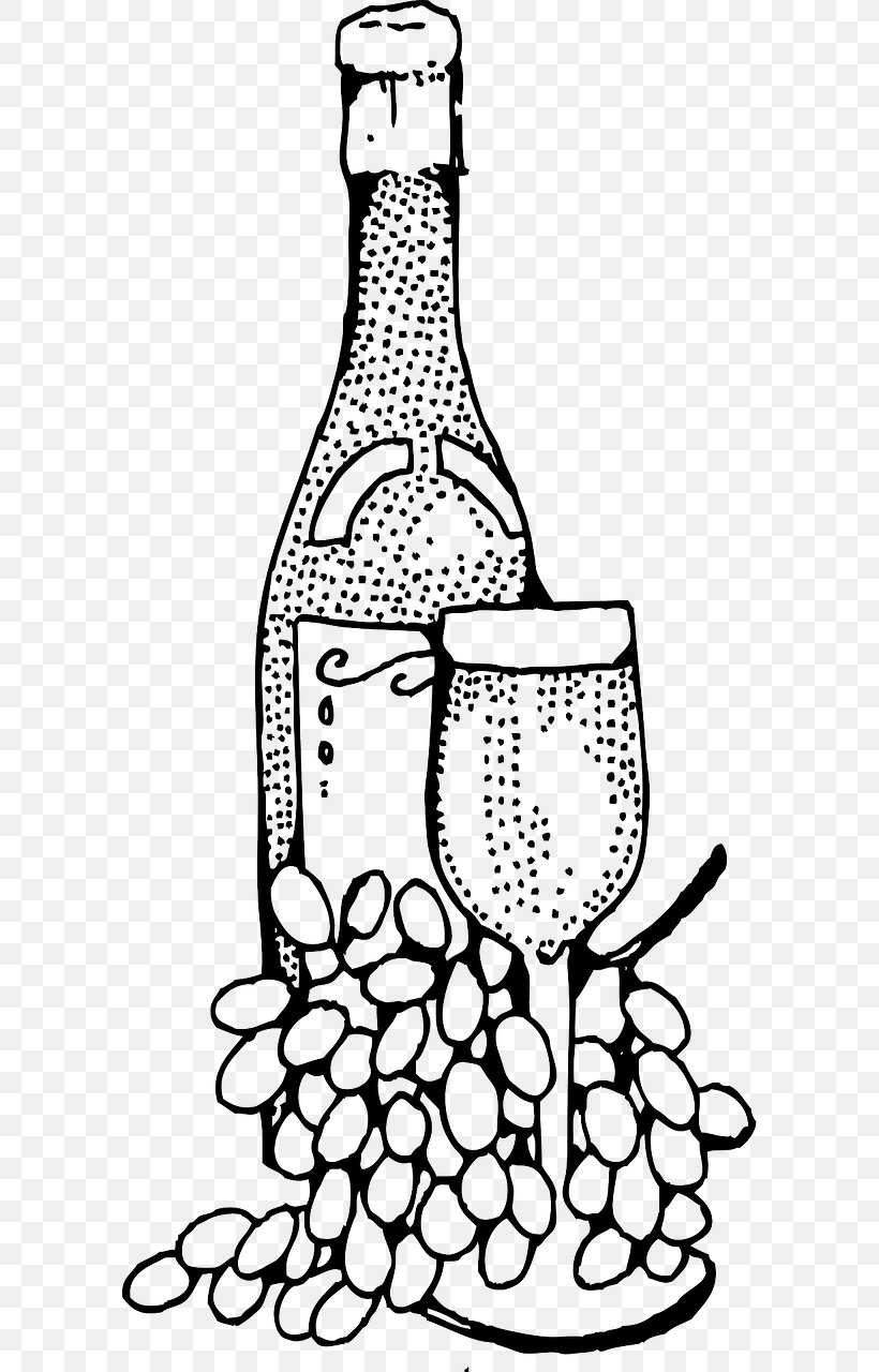 White Wine Red Wine Ready-to-Use Food And Drink Spot Illustrations Clip Art, PNG, 640x1280px, Wine, Art, Black And White, Bordeaux Wine, Bottle Download Free