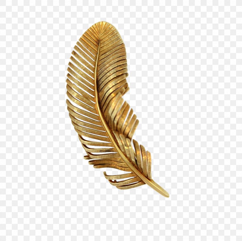 Gold Feather Earring Metal, PNG, 1508x1505px, Gold, Blue, Brooch, Color, Earring Download Free