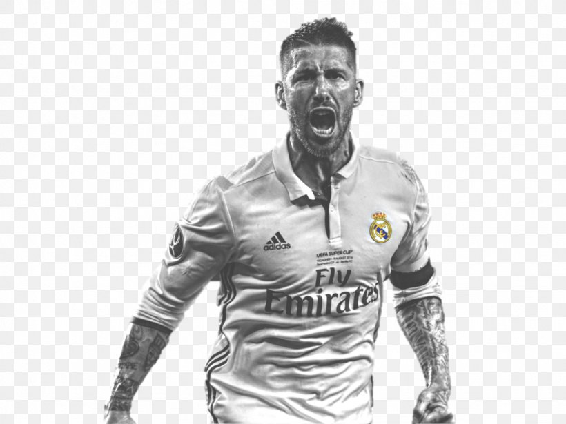 Real Madrid C.F. La Liga UEFA Champions League Football 0, PNG, 1024x768px, 2016, Real Madrid Cf, Black And White, Cristiano Ronaldo, Defender Download Free