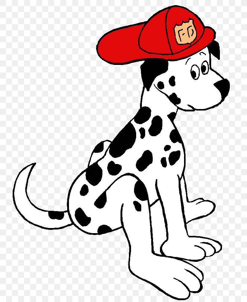 Dalmatian Dog Puppy Firefighter Clip Art, PNG, 738x1000px, Dalmatian Dog, Art, Artwork, Black And White, Carnivoran Download Free