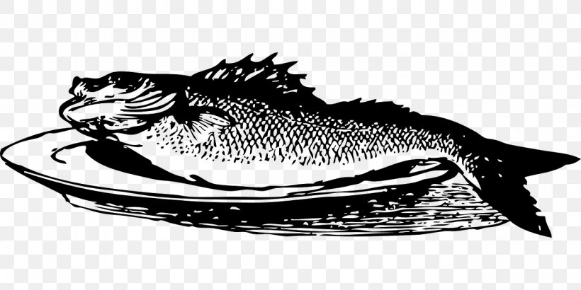 Fish Frying Clip Art, PNG, 1280x640px, Fish, Black And White, Bowl, Dish, Drawing Download Free