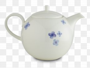 Scattered Petals - Jug Ceramic Pottery Teapot Kettle PNG