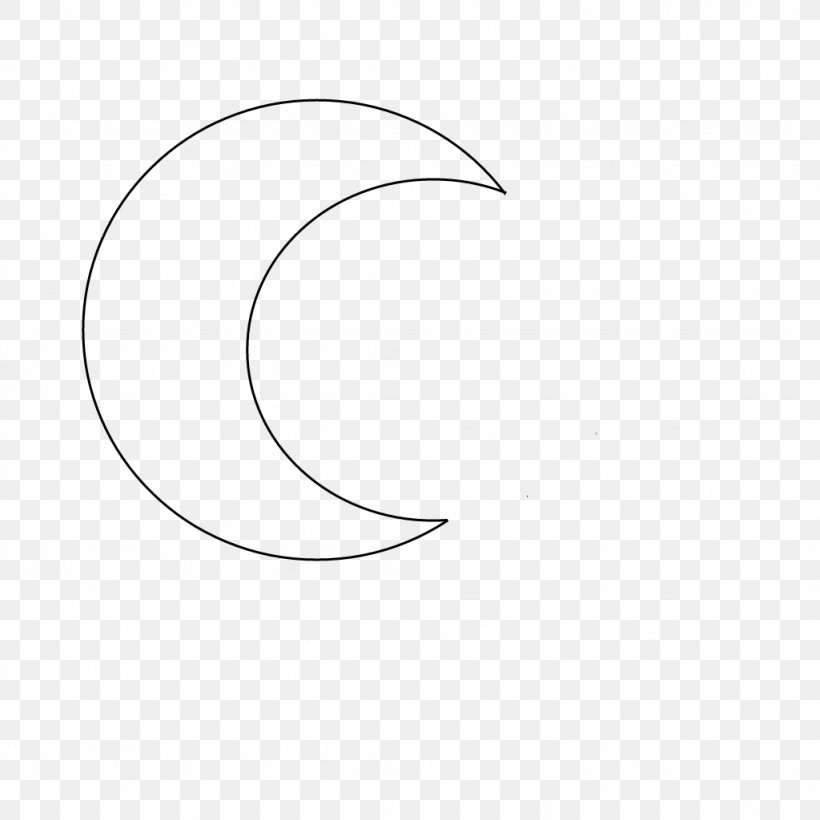 Drawing /m/02csf Circle, PNG, 1024x1024px, Drawing, Area, Black, Black And White, Crescent Download Free