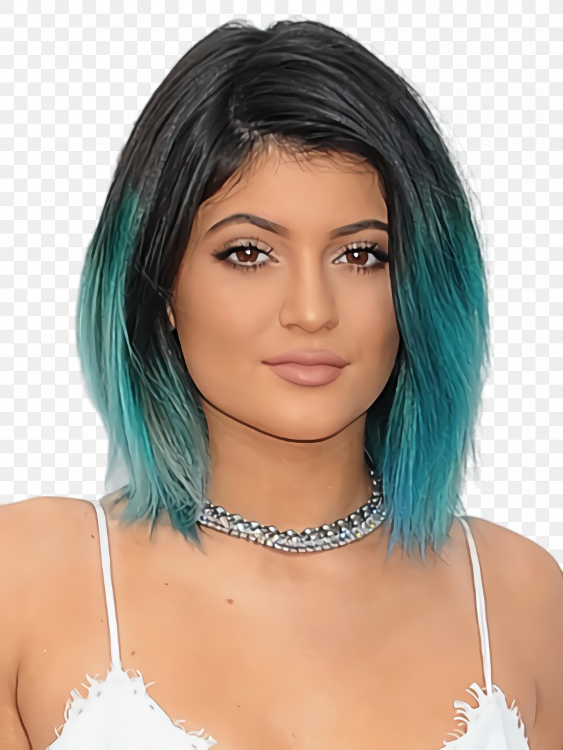 Hair Cartoon, PNG, 1732x2308px, Kylie Jenner, Asymmetric Cut, Black, Black Hair, Bob Cut Download Free