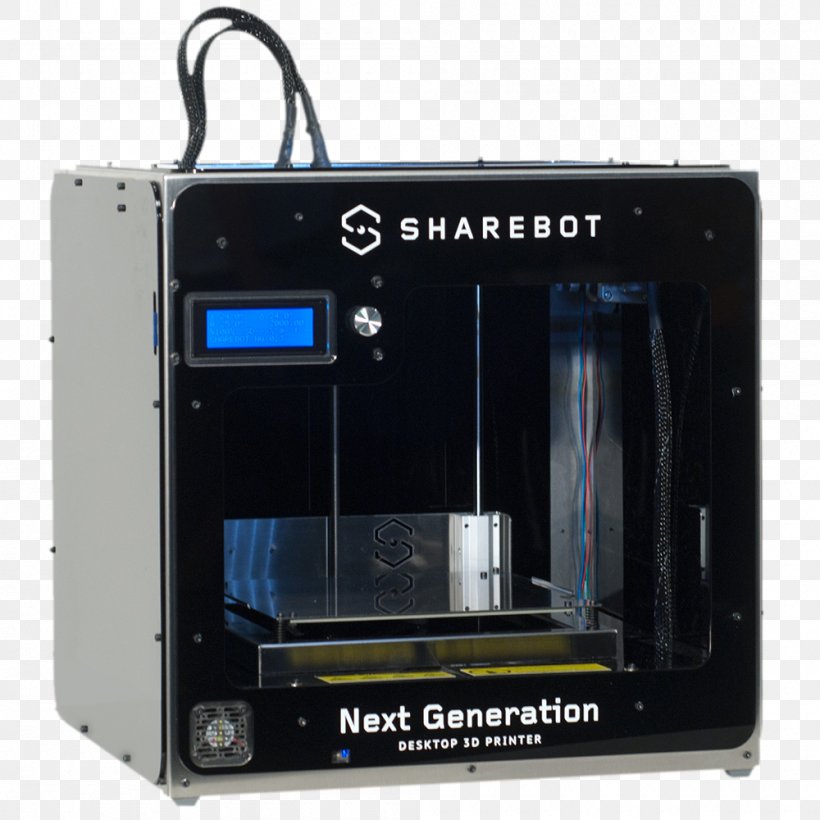 Printer 3D Printing Sharebot MakerBot, PNG, 1000x1000px, 3d Computer Graphics, 3d Printing, 3d Printing Filament, Printer, Electronic Device Download Free