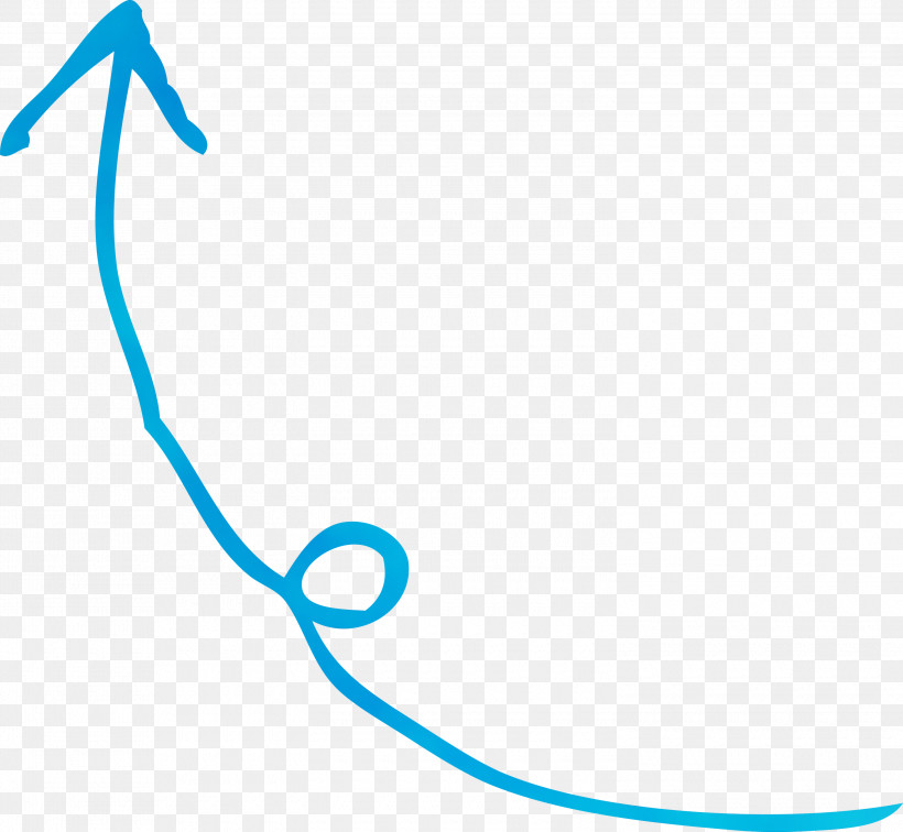 Turquoise Aqua Line Circle, PNG, 3000x2769px, Curved Arrow, Aqua, Circle, Line, Paint Download Free