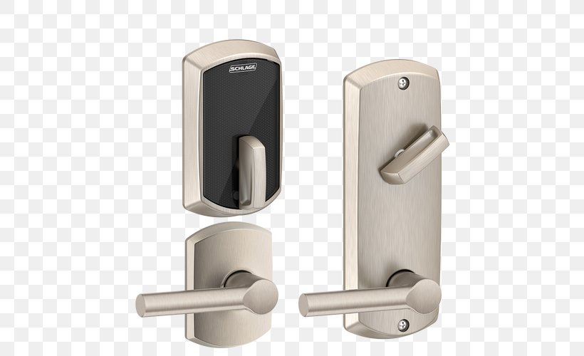 Smart Lock Schlage Dead Bolt Door, PNG, 500x500px, Lock, Apartment, Architectural Engineering, Bathroom, Building Download Free