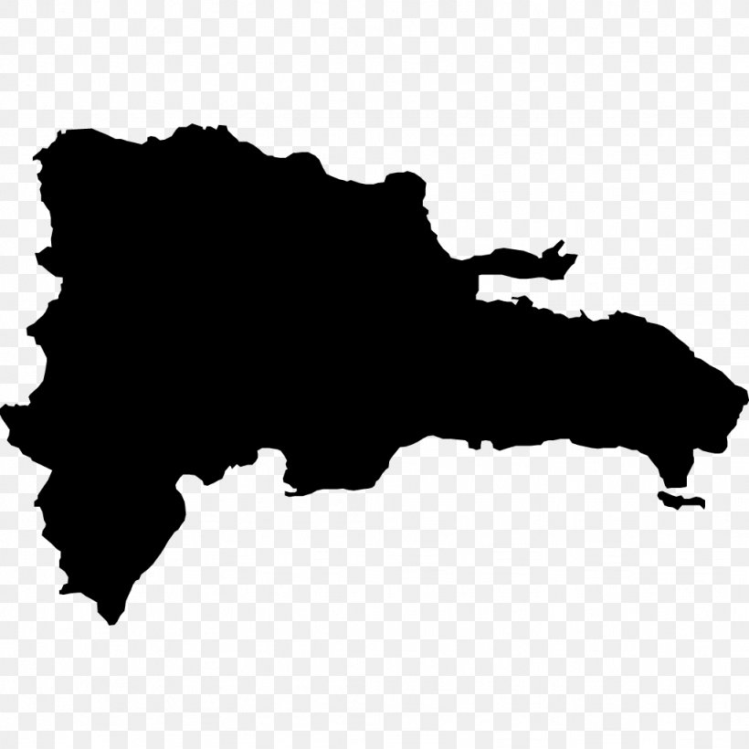 Dominican Republic Map Royalty-free, PNG, 1024x1024px, Dominican Republic, Black, Black And White, Blank Map, Can Stock Photo Download Free