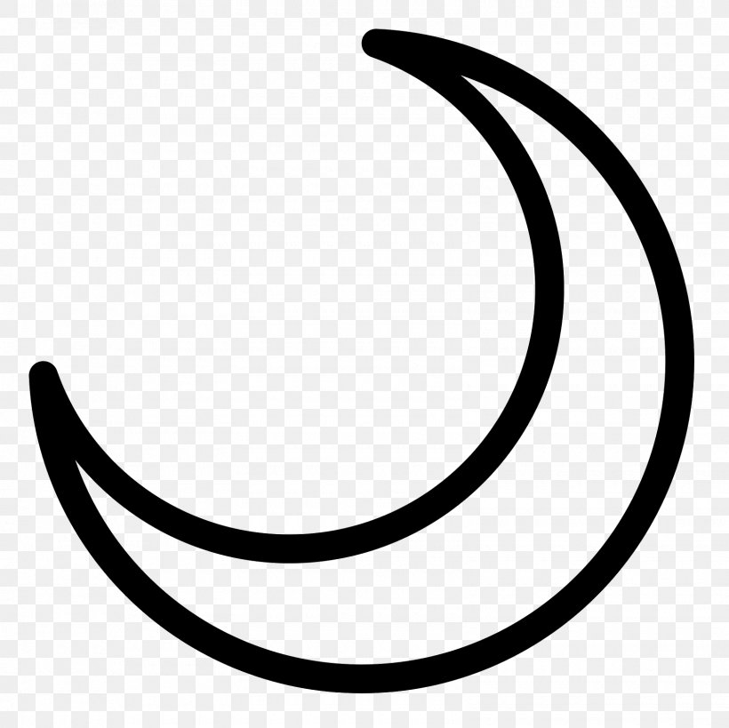 Lunar Phase Symbol Crescent Moon, PNG, 1600x1600px, Lunar Phase, Black And White, Crescent, Digital Image, Full Moon Download Free