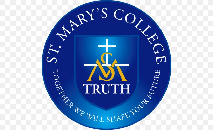 St Mary's College, Derry Our Lady Of Victory School National Secondary School, PNG, 500x500px, Our Lady Of Victory School, Area, Blue, Brand, Catholic School Download Free