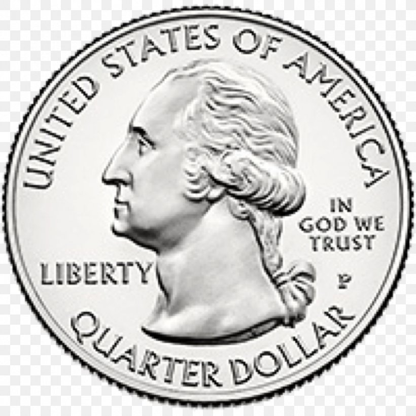 United States Mint Quarter Coin Penny, PNG, 896x896px, 50 State Quarters, United States, Black And White, Cash, Coin Download Free