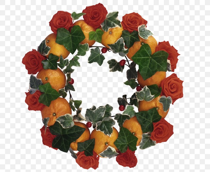 Wreath Floral Design Cut Flowers Clip Art, PNG, 670x670px, Wreath, Artificial Flower, Christmas, Christmas Decoration, Cut Flowers Download Free