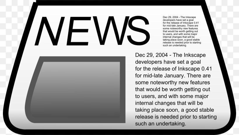 Newspaper Clip Art, PNG, 800x464px, News, Area, Brand, Breaking News, Communication Download Free