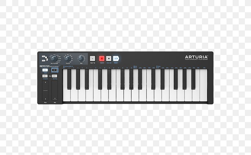 Arturia KeyStep MIDI Keyboard MIDI Controllers, PNG, 600x508px, Watercolor, Cartoon, Flower, Frame, Heart Download Free