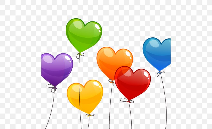Heart Balloon Royalty-free, PNG, 500x500px, Heart, Balloon, Color, Graphic Arts, Photography Download Free