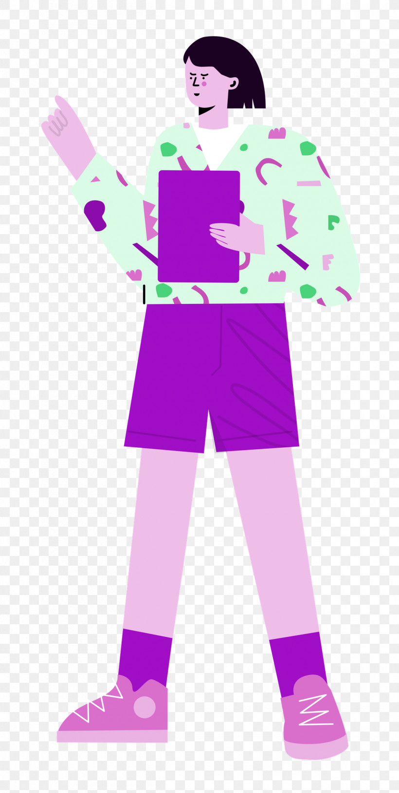 Standing Shorts Woman, PNG, 1260x2500px, Standing, Cartoon, Character, Costume, Headgear Download Free