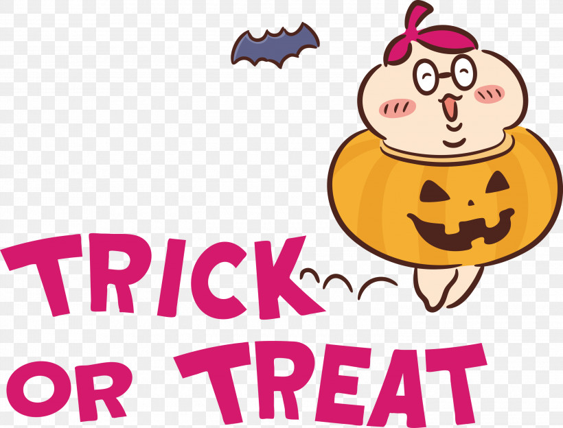 TRICK OR TREAT Halloween, PNG, 3000x2284px, Trick Or Treat, Drawing, Emoji, Emoticon, Halloween Download Free