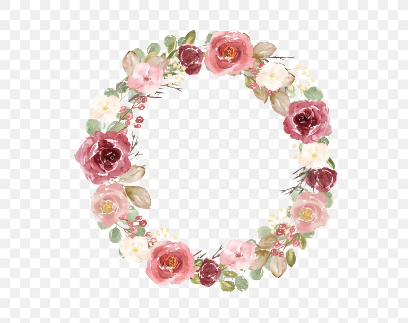 Watercolor Painting Wreath Flower Clip Art, PNG, 650x650px, Watercolor Painting, Artificial Flower, Crown, Drawing, Fashion Accessory Download Free