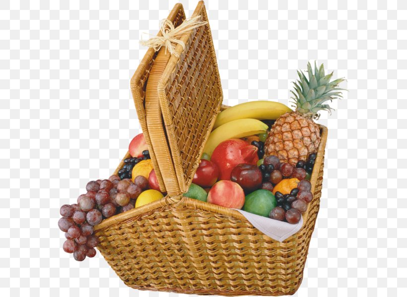 Fruit Basket Grape Clip Art, PNG, 588x599px, Fruit, Auglis, Basket, Bloemisterij, Diet Food Download Free