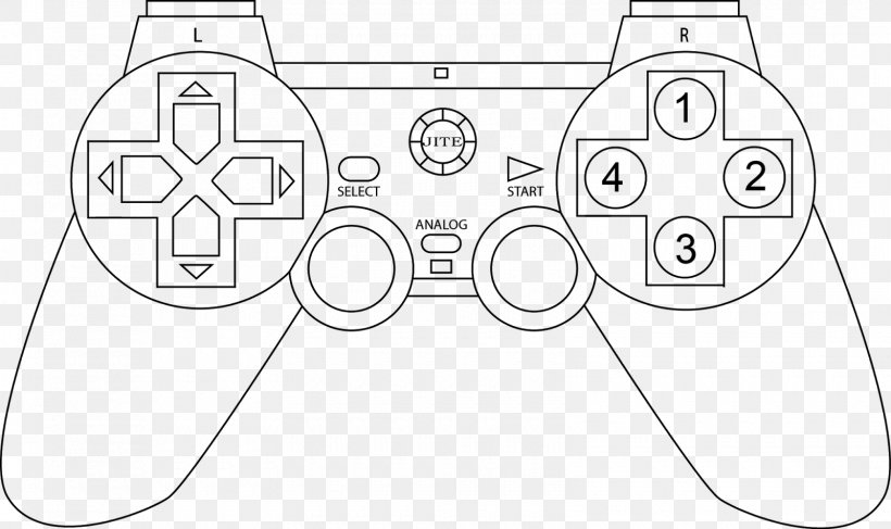 PlayStation 3 PlayStation 2 PlayStation 4 Joystick Game Controllers, PNG, 1600x951px, Playstation 3, Analog Stick, Area, Artwork, Black Download Free