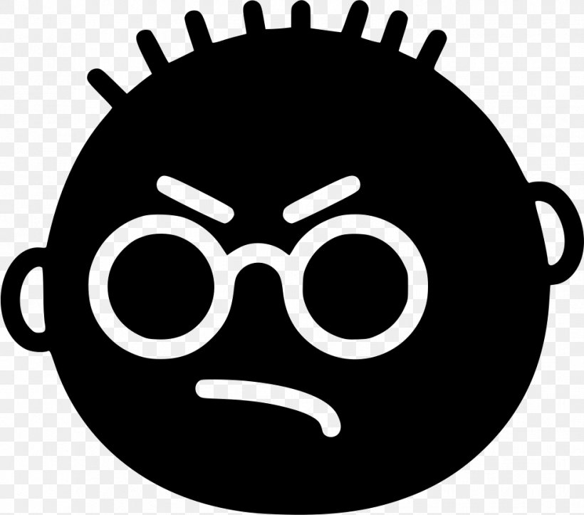 Emoticon Smiley, PNG, 981x866px, Emoticon, Avatar, Black And White, Eyewear, Glasses Download Free
