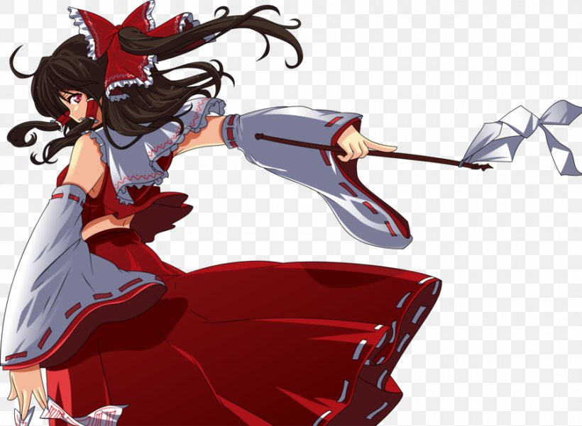 The Embodiment Of Scarlet Devil Subterranean Animism Double Dealing Character Reimu Hakurei Team Shanghai Alice, PNG, 900x660px, Watercolor, Cartoon, Flower, Frame, Heart Download Free