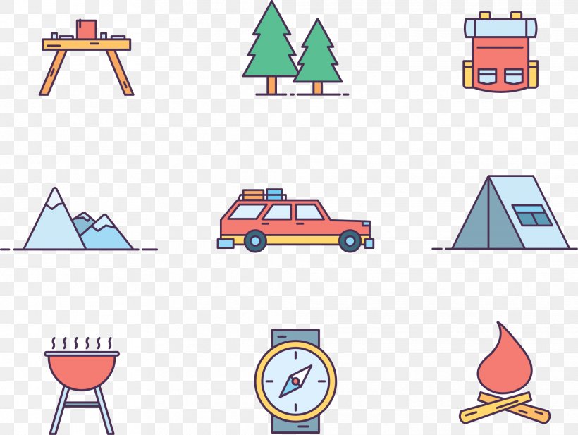 Camping Clip Art, PNG, 2024x1524px, Camping, Area, Bonfire, Diagram, Gratis Download Free