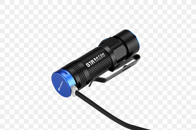 Battery Charger Olight S1R Baton Turbo S Flashlight Olight S1 Baton, PNG, 5472x3648px, Battery Charger, Cree Inc, Dorcy Led Rubber Flashlight, Everyday Carry, Flashlight Download Free