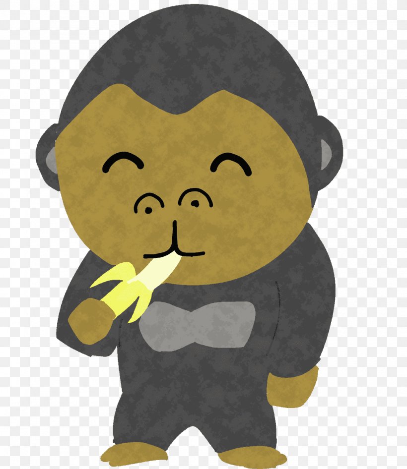 Bear Gorilla Cartoon Vertebrate Illustration, PNG, 1040x1200px, Bear, Animal, Animation, Carnivoran, Cartoon Download Free