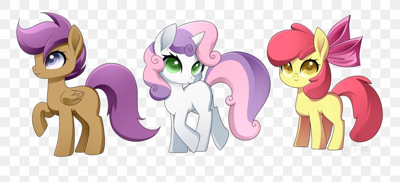 Pony Cutie Mark Crusaders Drawing Television DeviantArt, PNG, 2087x951px, Watercolor, Cartoon, Flower, Frame, Heart Download Free