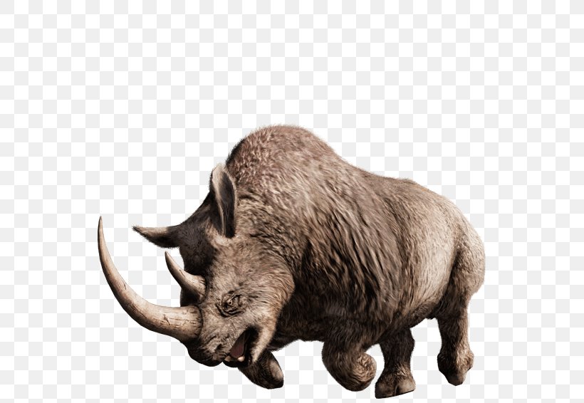 Far Cry Primal Woolly Rhinoceros Tiger Ubisoft Woolly Mammoth, PNG, 557x566px, Far Cry Primal, Cattle Like Mammal, Coelodonta, Elasmotherium, Far Cry Download Free