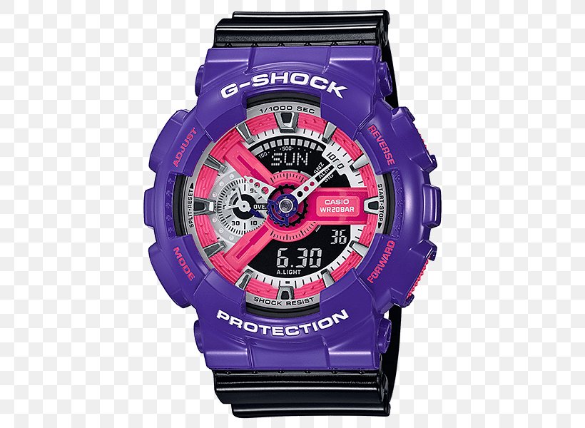 G-Shock Shock-resistant Watch Casio Water Resistant Mark, PNG, 500x600px, Gshock, Brand, Casio, Color, Pink Download Free