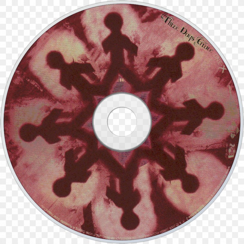 Three Days Grace One-X Compact Disc Maroon Disk Storage, PNG, 1000x1000px, Three Days Grace, Compact Disc, Disk Storage, Maroon, Onex Download Free