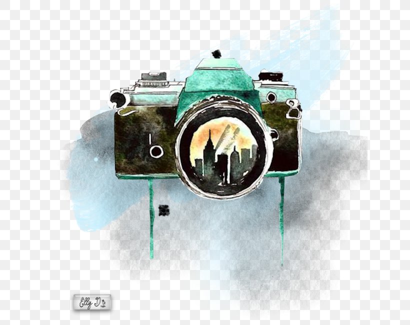 Watercolor Painting Camera Photography Drawing, PNG, 650x650px, Watercolor Painting, Art, Camera, Canvas, Color Download Free