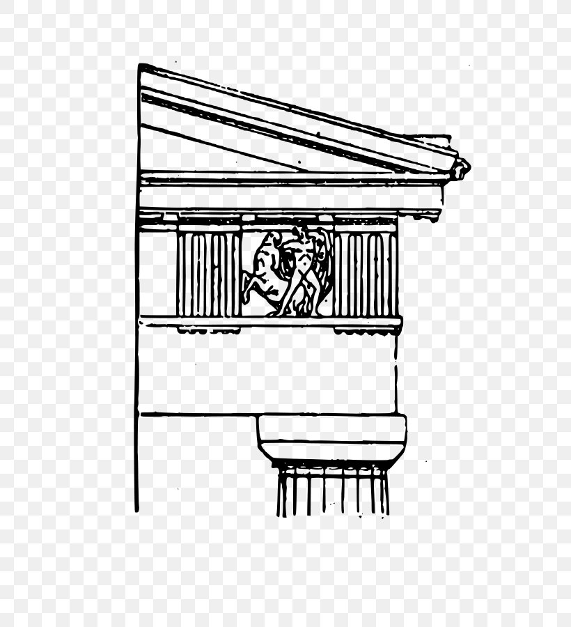 Doric Order Column Classical Order Clip Art, PNG, 636x900px, Doric Order, Architecture, Black And White, Capital, Classical Order Download Free