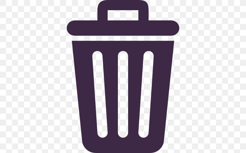 Rubbish Bins & Waste Paper Baskets Recycling Bin, PNG, 512x512px, Rubbish Bins Waste Paper Baskets, Brand, Food Waste, Logo, Purple Download Free