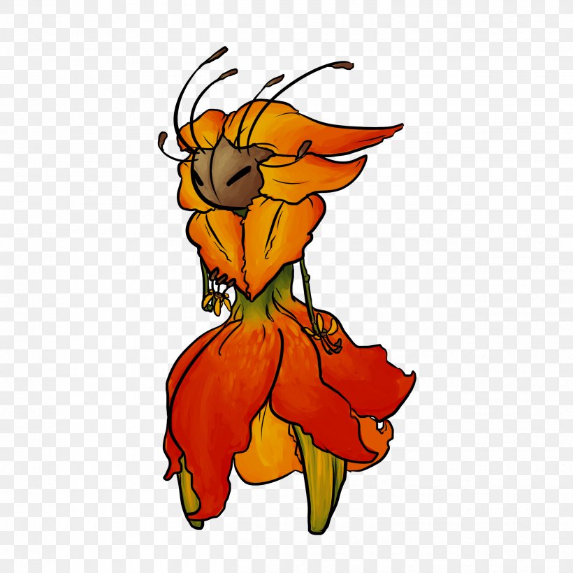 Clip Art Illustration Cartoon Insect Cut Flowers, PNG, 2500x2500px, Cartoon, Art, Artwork, Cut Flowers, Fictional Character Download Free