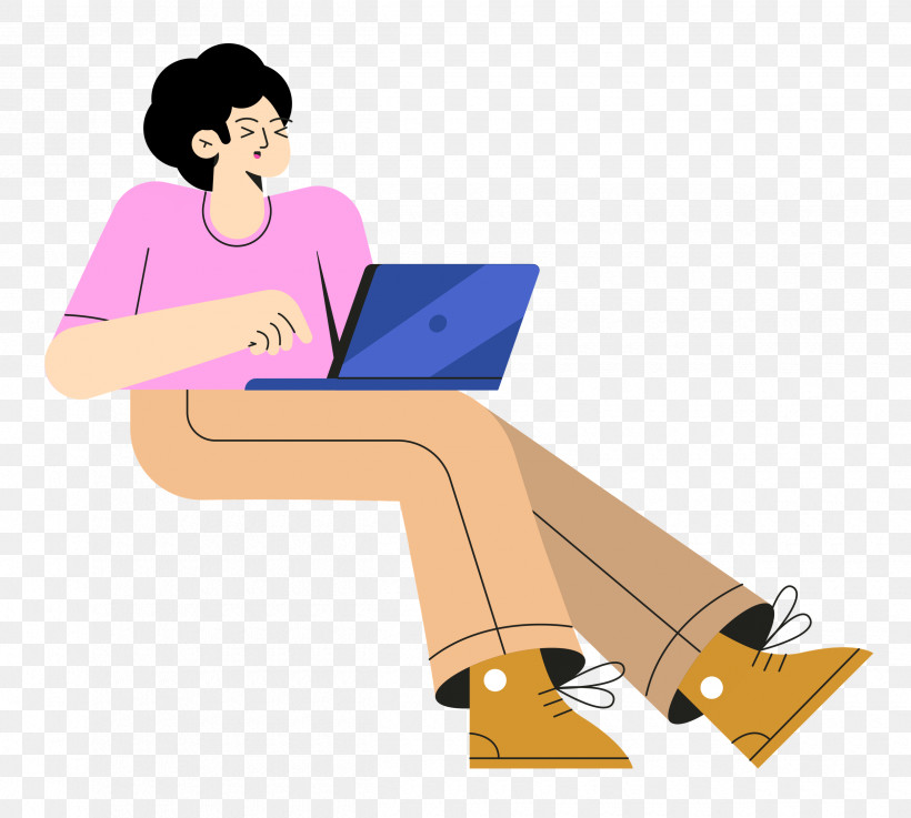 Lady Sitting On Chair, PNG, 2500x2248px, Lady, Angle, Cartoon, Furniture, Human Download Free
