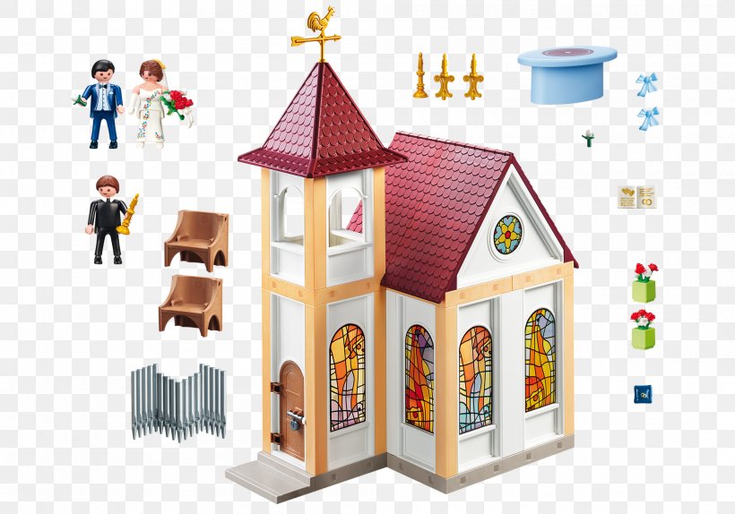Playmobil City Life 5053 Playmobil 9078 Shopping Plaza Playmobil Church Toy, PNG, 2000x1400px, Playmobil, Amazoncom, Chapel, Game, Marriage Download Free