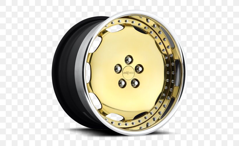 Rotiform, LLC. Car Gold Custom Wheel, PNG, 500x500px, Rotiform Llc, Alloy Wheel, Auto Part, Automotive Wheel System, Car Download Free