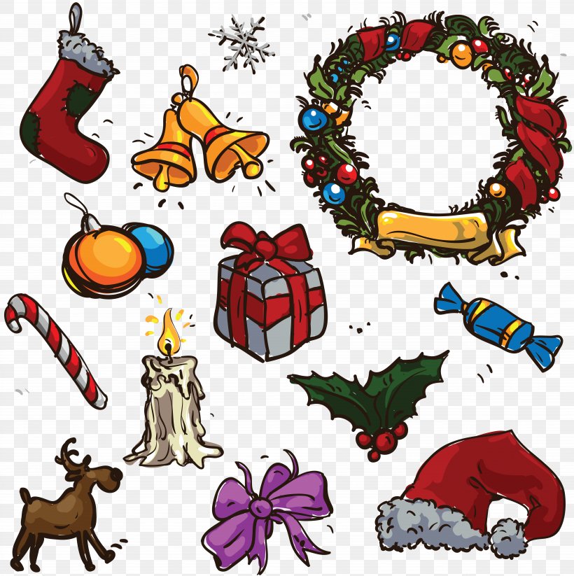 Christmas Tree Christmas Ornament Ded Moroz Clip Art, PNG, 7368x7397px, Christmas, Animal Figure, Artwork, Christmas Decoration, Christmas Gift Download Free