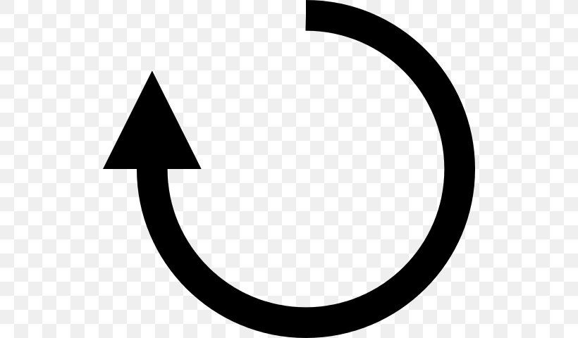 Clockwise Arrow Relative Direction, PNG, 528x480px, Clockwise, Area, Black, Black And White, Crescent Download Free