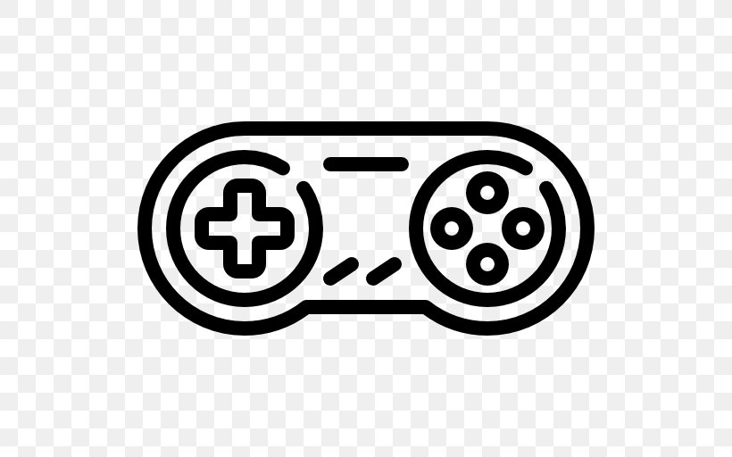 Joystick Video Game Consoles Game Controllers Gamepad, PNG, 512x512px, Joystick, Area, Black And White, Brand, Console Game Download Free
