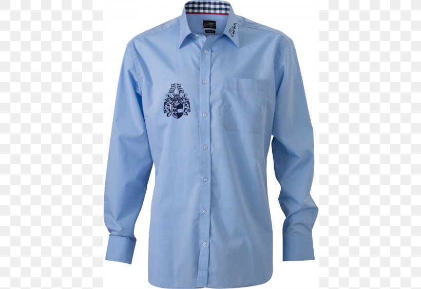 Long-sleeved T-shirt Dress Shirt, PNG, 600x563px, Tshirt, Blue, Bluza, Button, Casual Download Free
