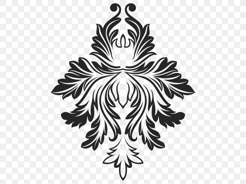 Pattern Symmetry Symbol Leaf Graphics, PNG, 500x615px, Symmetry, Black And White, Flower, Flowering Plant, Leaf Download Free